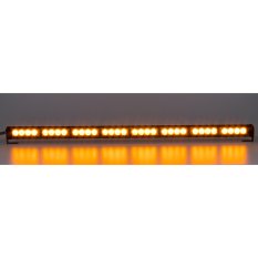 LED světelná alej, 32x 3W LED, oranžová s displejem 910mm, ECE R10