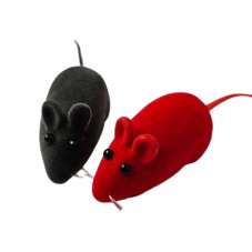 Myška semiš 6cm dóza 36ks