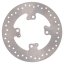 MTX Performance Brake Disc Rear Solid Round Triumph MD820 #04001