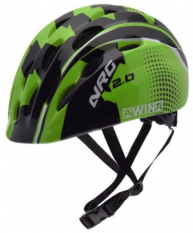 Dětská helma na kolo - Zelená/černá - Velikost S 48-52cm