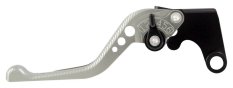 BikeTek Nastavitelný CNC Clutch Lever Short - Titanium / Black Adjuster - # C31S