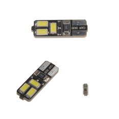 LED T10 bílá, 12V, 6LED/5730SMD