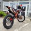 Dětská benzínová motorka Leramotors By Apollo THUNDER 140cc 19/16 Oranžová