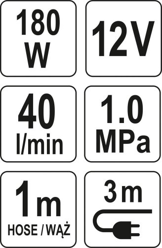 Kompresor 12V s LED svítilnou 180W