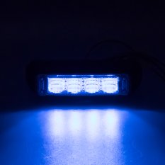 PROFI výstražné LED světlo vnější, modré, 12-24V, ECE R65