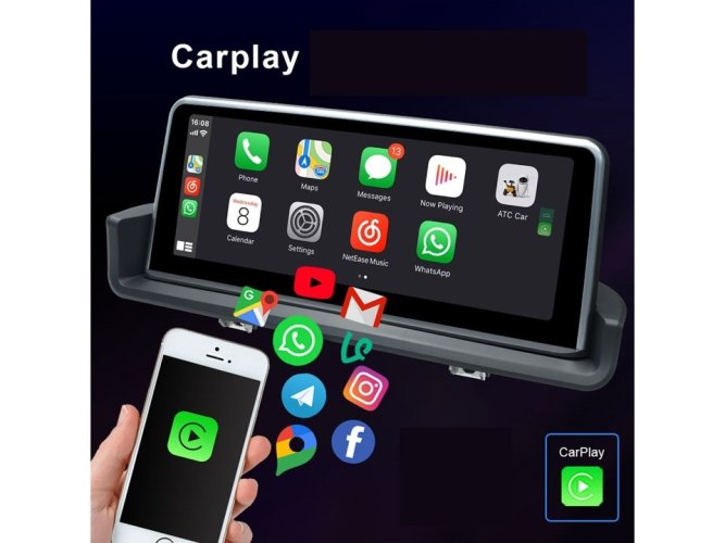 Adaptér bezdrátový Apple CarPlay pro rádia OEM