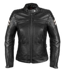 Dámská kožená bunda na motorku TXR Carmen černá