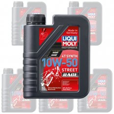 Liqui Moly olej 4T - plná syntetika - Street Race - 10W-50 1L [1502] (balení 6 kusů)