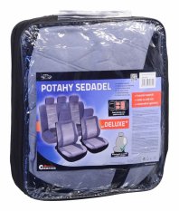 Potahy sedadel sada 9ks DELUXE AIRBAG