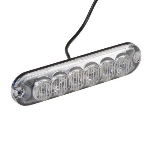 x PREDATOR 6x3W LED, 12-24V, oranžový, ECE R65