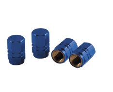 Ozdobné čepičky ventilků blue, 02504