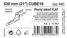 Stěrač FLAT BULK (CUBE16) 21"/530mm