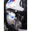 Padací slidery SL01 BMW S 1000 R - Barva krytek: Červený eloxovaný hliník, Barva sliderů: Černý polyamid