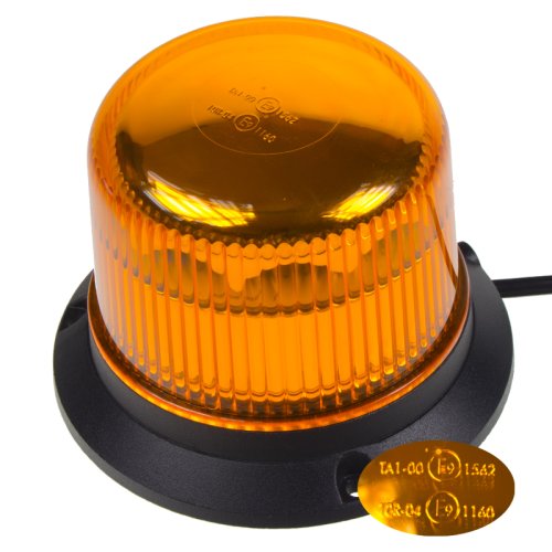 PROFI LED maják 12-24V 10x3W oranžový magnet ECE R65 121x90mm