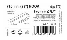 Stěrač FLAT BULK (HOOK) 28"/710mm