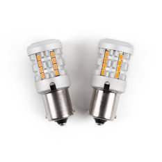 LED BA15S oranžová, 12V, CAN-Bus, 26LED SMD