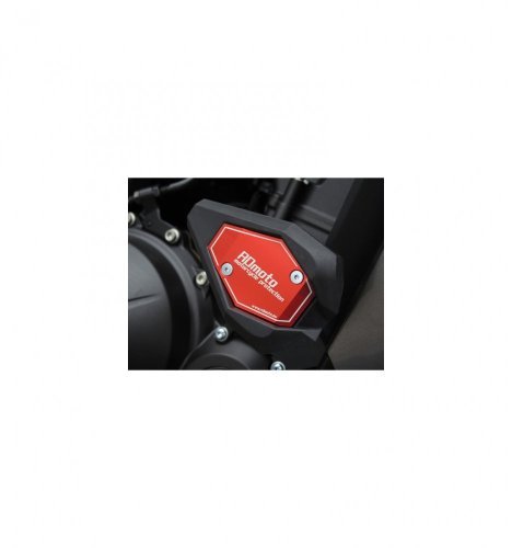 Padací slidery SL01 Honda CBR 500R - Barva krytek: Červený eloxovaný hliník, Barva sliderů: Černý polyamid