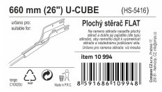 Stěrač FLAT BULK (U-CUBE) 26"/660mm