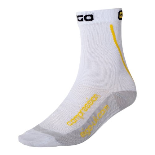 Eigo Cyklistika Short Compression Socks White