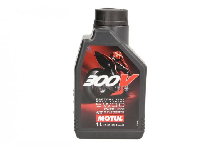 Olej Motul 300V 4T 5W30 plně syntetický - 1 litr