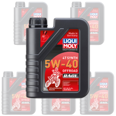Liqui Moly Oil 4 Stroke - Fully Synth - Offroad Race 5W-40 1L [3018] (Box Qty 6)