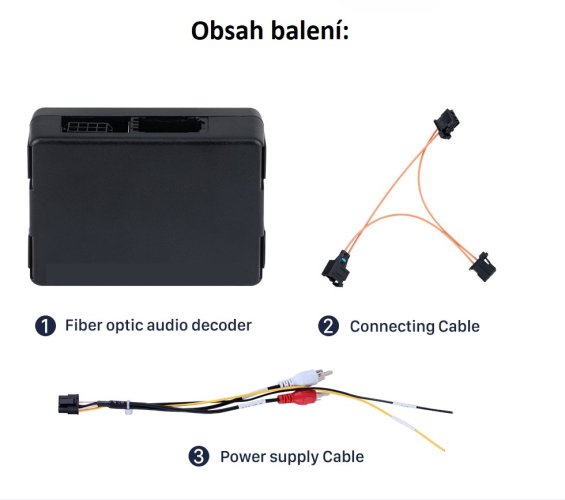 Adaptér pro aktivní systém Audi A6/A8/Q7 s optikou