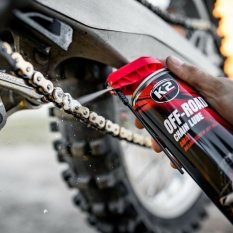K2 OFF-ROAD CHAIN LUBE 250 ml - mazivo ve spreji na řetězy motocyklů, W139_b K2 OFF-ROAD CHAIN LUBE 250 ml - mazivo ve spreji na řetězy motocyklů, W139_b