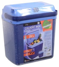 Chladící box  25litrů BLUE 230/12V displej s teplotou