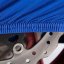 Krycí plachta na motocykl OXFORD PROTEX STRETCH Indoor CV1 barva modrá, velikost XL