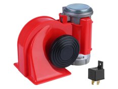 Klakson červený NAUTILUS 24V s kompresorem, 58102