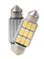 2x Dioda LED LB815W - C5W 36mm 9xSMD5630 bílá  LB815W, 52478_b
