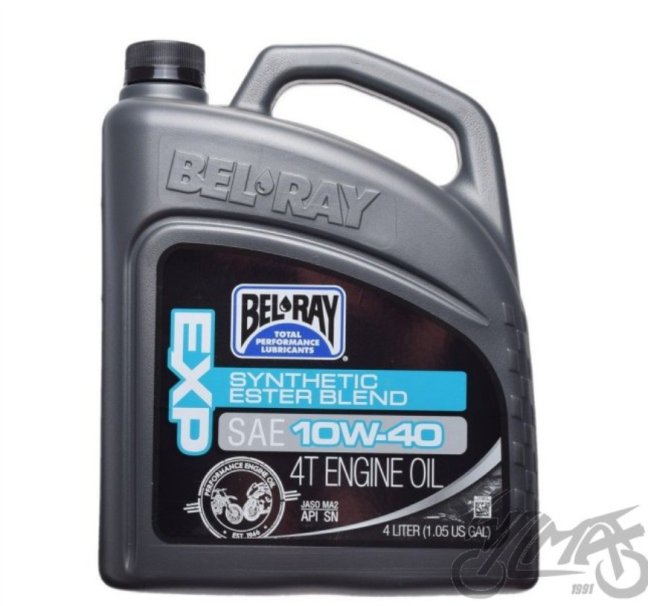 Motorový olej BEL-RAY EXP SYNTHETIC ESTER BLEND 4T 10W-40 4 l