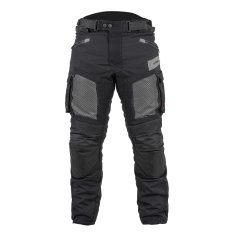 Moto kalhoty W-TEC Aircross VELIKOST M ČERNO/ŠEDÁ