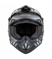 PŘILBA CASSIDA CROSS CUP SONIC (ŠEDÁ MATNÁ/ČERNÁ)