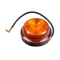 Miniaturní LED výstražné světlo, oranžové 12-24V