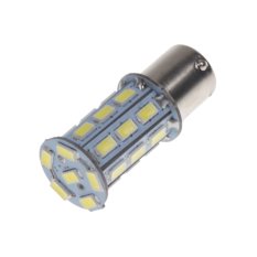 LED BAU15s bílá, 12V, 27LED/3SMD