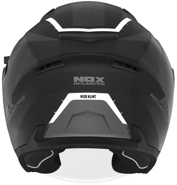 PŘILBA N130 KLINT, NOX (ČERNÁ MATNÁ,BÍLÁ) 2024 velikost XL