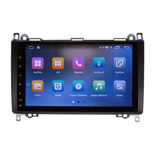 Autorádio pro Mercedes s 9" LCD, Android, WI-FI, GPS, CarPlay, Bluetooth, 4G, 2x USB