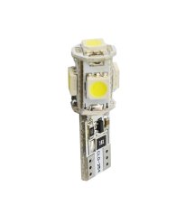 2x Dioda LED L321 - W5W 5xSMD5050 CANBUS bílá  LB321W, 51097_b