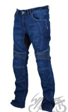 Pánské kevlarové kalhoty Leoshi Jeans Dupont(TM) Kevlar(R) Modré s chrániči CE