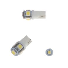 x LED T10 bílá, 12V, 5LED/3SMD