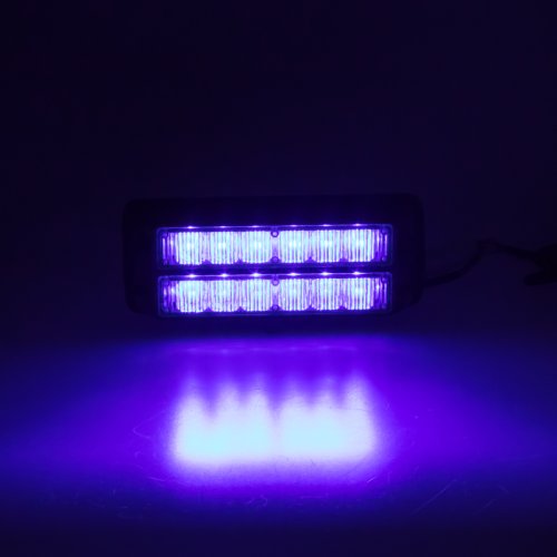 x PREDATOR dual 12x1W LED, 12-24V, modrý, ECE R10