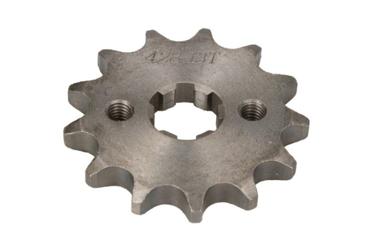 Řetězové kolečko ocelové, typ řetězu: 428, počet zubů: 13