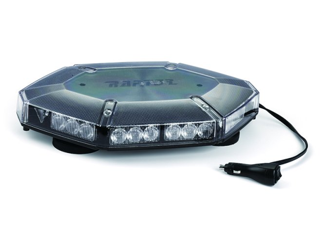 LED rampa 419mm, oranžová, magnet, 12-24V, ECE R65