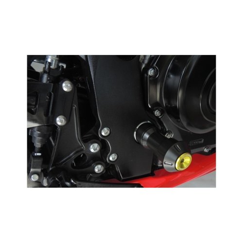 Předholenní padací protektory PPH Suzuki GSX-R 600 / 750 - Barva krytek: Červený eloxovaný hliník, Typ protektoru: PPH