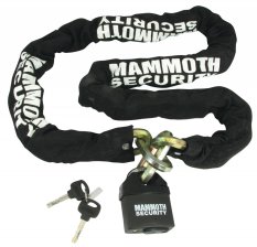 Mammoth security bezpečnostní šestihranný řetěz 12mm &  zámek