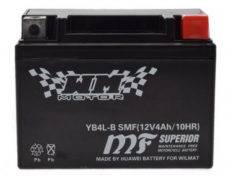 Bezúdržbová AKU baterie 12V 4Ah pro dětské motorky a pit-bike YB4L-B SMF