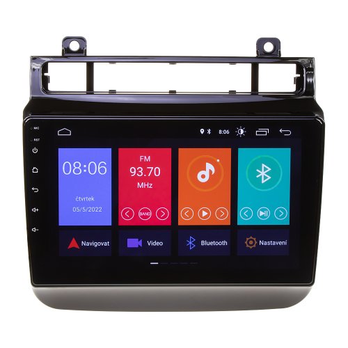 Autorádio pro VW Touareg 2011-2017 s 9" LCD, Android 11.0, WI-FI, GPS,Carplay, Mirror link, Bluetoot