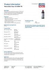 Liqui Moly 1L 80W-90 Minerální převodový olej - 3821