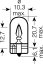 OSRAM 12V W3W (W2,1x9,5d) 3W standard (10ks)